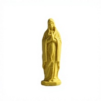 Moule en silicone jetable 3D DIY Vierge Marie/Madonna pour la décoration de gâteaux et la pâtisserie - Moule polyvalent pour blocs de glace et gelée