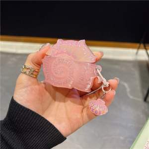 <span class=keywords><strong>Coque</strong></span> pour <span class=keywords><strong>AirPods</strong></span> 1/2/3 avec des coquillages colorés mignons, <span class=keywords><strong>coque</strong></span> souple blanche pour écouteurs pour <span class=keywords><strong>Airpods</strong></span> 4 Pro 2, boîte pour casque - Product Image 1