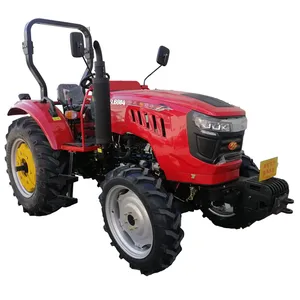 4wd 80hp Minitractor 4X4 Voor Landbouw Landbouw Hydraulische Tractor Gebruiksvriendelijke Bedieningselementen En Veelzijdige Hulpstukken