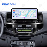 Lecteur DVD de voiture Qualcomm 12,3 pouces Octa Core, navigation GPS, écran tactile, Carplay, Mirror Link pour Toyota Hilux 2005-2014, 4G LTE