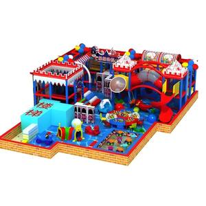 Équipement de terrain de jeu intérieur de style britannique trampoline de jeu souple et cadre d'escalade pour centres commerciaux et <span class=keywords><strong>parcs</strong></span> d'attractions en vente - Product Image 4