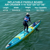 Skatinger Offre Spéciale course professionnelle 14 'SUP Paddle Board gonflable Stand up Paddleboard Racing Surfboard pour la compétition