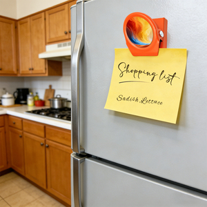 คลิปแม่เหล็กโลหะผสมสังกะสีแบบเปล่าสำหรับพิมพ์ลายตามสั่ง ใช้ติดตู้เย็น ไวท์บอร์ด เหมาะสำหรับใช้ในบ้าน สำนักงาน ห้องเรียน เพื่อการจัดระเบียบ - Product Image 3