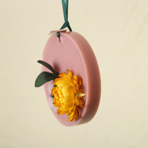 Dried Flower Solid Fragrance Pendant Plaster Aroma Hanging Home Scented Candle Decor 60 90 Days Duration - Product Image 4