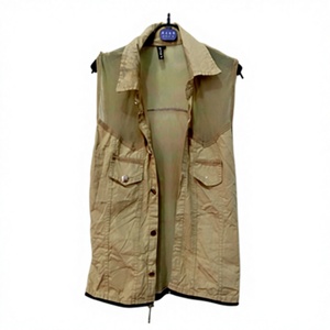 <span class=keywords><strong>Gilet</strong></span> d'extérieur réversible <span class=keywords><strong>sans</strong></span> manches en toile thermique isolante multi-poches d'occasion pour homme - Product Image 1