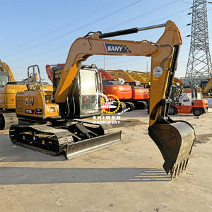 Excelente estabilidad excavadora usada SANY SY75Cpro 75C 60C 7TON mini excavadora excelente movimiento de tierras excavadora usada SY75Cpro en venta - Product Image 5