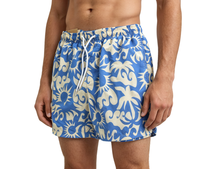 Shorts de plage pour hommes grande taille, respirants, infroissables, à taille élastique avec cordon de serrage, imprimés, style streetwear décontracté, en polyester tissé à séchage rapide