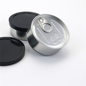 Wholesale Custom Tinplate Metal <b>Boxes</b> Round Shape Candy Storage Jar - Product Image 4
