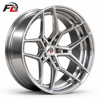 Jantes forgées monobloc chromées à rayons torsadés, polies, 18, 19, 20 pouces, 5x112, 5x120 pour BMW, Audi, Benz