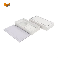 Boîte d'Emballage de Téléphone Vide avec Logo Personnalisé pour iPhone 7 8 Plus X XS 11 12 13 14 15 16 Pro Max, Emballage Universel Blanc