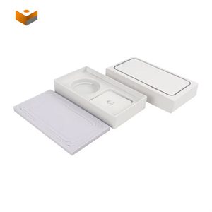 Leere Handy-Verpackungsbox mit Individuellem Logo für iPhone 7 8 Plus X XS 11 12 13 14 15 16 Pro Max – Universelle Weiße <span class=keywords><strong>Box</strong></span>-Verpackung - Product Image 3