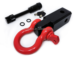 Récepteur de remorquage avec anneau en <span class=keywords><strong>D</strong></span> de <span class=keywords><strong>3</strong></span>/4 pouce pour camions et SUV, pour la récupération de véhicules - Product Image 6