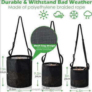 ถุงให้อาหารสัตว์เลี้ยงทำจากไนลอนแบบปรับได้ใช้แขวนได้สะดวกสำหรับเลี้ยงวัวและแกะและม้า - Product Image 3