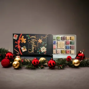 Tùy Chỉnh Dập Nổi Sáp Tan Mùa Vọng Lịch Với Trong Suốt Cây Giáng Sinh Khay Nhựa Chèn Cho Móng Tay Đánh Bóng Dầu Chăm Sóc Da Huyết Thanh - Product Image 6