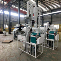 Moulin à farine de blé et de maïs industriel entièrement automatique de qualité solaire 1 6fy 35 20t, broyeur de maïs propre