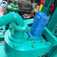 Machine de forage de puits d'eau portable, profondeur 80m-150m, avec pompe à eau et tiges de forage