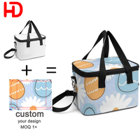 Sac isotherme personnalisé pour le déjeuner, sac isotherme portable pour enfants, boîte à lunch thermique, sac de pique-nique