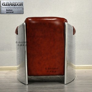 Silla de máquina de remache de aluminio Industrial Vintage para el hogar para sala de estar whisky cigarro <span class=keywords><strong>Bar</strong></span> KTV Club Hotel muebles estilo <span class=keywords><strong>Retro</strong></span> - Product Image 4