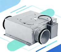 Ventilateur de gaine ultra-plat 350 CFM à vitesse variable EC pour ventilation industrielle, commerciale et CVC, et air frais