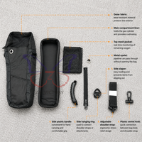 Bolsa de Transporte para Cilindro de Oxígeno con Logotipo Personalizado de Fábrica ZX, Mochila de Tela Oxford para Tanque de Gas, Bolsa de Almacenamiento para Cilindro Médico M6 MD ME