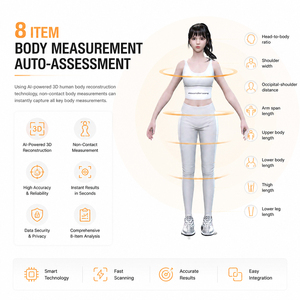 เครื่องวัดสุขภาพอัจฉริยะ Livafit รุ่น 21 พร้อมข้อมูล 5 ด้าน ความเสี่ยงท่าทาง 8 ด้าน การวัดเส้นรอบวง การตรวจสอบการนอนหลับ รายงานข้อมูลหลายอุปกรณ์ ระบบคลาวด์ Livafit - Product Image 6