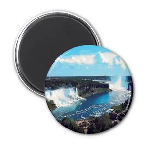 Aimant de réfrigérateur personnalisable en métal, aimant souvenir en fer, aimant de réfrigérateur des villes du Canada, Chutes Niagara - Product Image 3