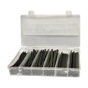 Kit da 100 pezzi di tubi termorestringenti, resistenti al calore, di vari diametri, ideali per isolare cavi e connessioni - Product Image 1