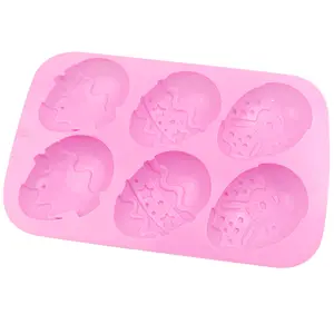 Oeuf de Pâques vacances silicone gâteau moule gelée pouding four moule de cuisson four plat de cuisson