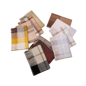 Bufanda a Cuadros <span class=keywords><strong>de</strong></span> Mongolia Interior, Bufanda Tejida con Patrón Invernal para <span class=keywords><strong>Hombre</strong></span>, 30x180cm, Duradera y Transpirable, Gran Venta - Product Image 4