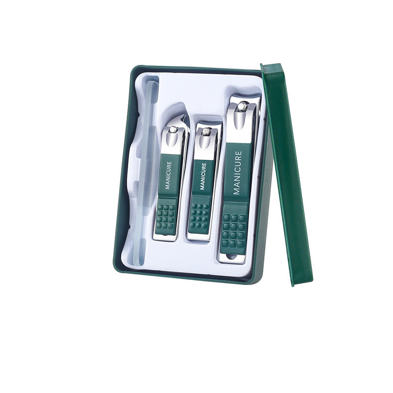 green Splash-proof four-piece set-blister pack