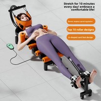 Lit de traction électrique inclinable en acier pour le cou et le dos, appareil de traction à domicile pour soulagement lombaire et étirement, dispositif de suspension physique pour le cou, modèle dédié