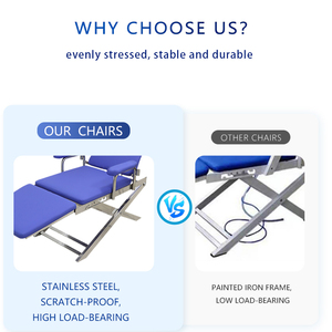 Sillón Dental Eléctrico Plegable Portátil, Construcción de Metal y Plástico para Clínicas - Product Image 2