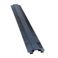 Utilisation de protecteur de câble de canaux extérieurs de défenseur résistant en caoutchouc 1 rampe de câble de sécurité durable de chaussée de canal
