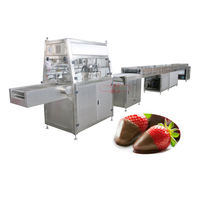 LST Machine de fabrication de barres de céréales entièrement automatique Ligne de production de chocolat enrobant personnalisée avec écran PLC