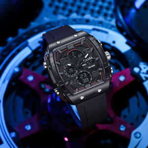 Relojes Digitales para <span class=keywords><strong>Hombre</strong></span> SMAEL 8109, <span class=keywords><strong>Reloj</strong></span> de Pulsera Deportivo de Cuarzo Resistente al Agua - Product Image 5