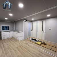 Rumah Prefabrikasi Modular Kontainer yang Dapat Diperluas, Pemasangan Cepat, Dapat Disesuaikan, Terbuat dari Panel Sandwich