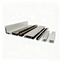 Profilé d'extrusion en aluminium à bord arrondi, anodisé, pour bordure de meuble, moulure d'angle de carrelage pour mobilier d'extérieur