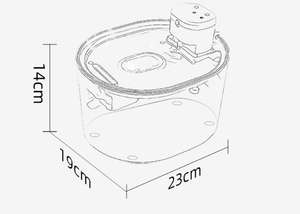 Nouvelle <span class=keywords><strong>fontaine</strong></span> à eau sans fil en acier inoxydable pour chat, 3 l, distributeur automatique d'eau potable pour animaux de compagnie, capteur de mouvement, fontaines pour chiens - Product Image 6