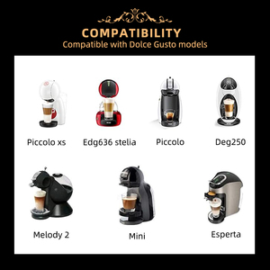 2ฝัก1เซ็ตกาแฟแบบแคปซูลแบบเติมได้เข้ากันได้กับ <span class=keywords><strong>Dolce</strong></span> <span class=keywords><strong>Gusto</strong></span> เครื่องชงกาแฟฝักกาแฟแบบใช้ซ้ำได้ - Product Image 4