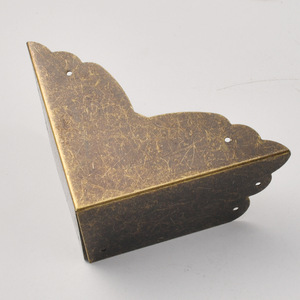Antique Bronze <b>Corner</b> <b>Protector</b> 70mm Carbon Steel One Piece Molding Drawer Protection - Product Image 2