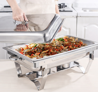 XINHUI Plat de Réchaud Professionnel Rectangulaire Électrique Chauffe-Plat de Buffet en Acier Inoxydable, À Vendre