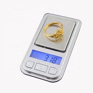 LCD 디스플레이 100g 200g / 0.01g 고정밀 미니 보석 골드 그램 포켓 밸런스 스케일 - Product Image 1