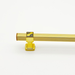 Vàng Hiện đại chất lượng cao đồ nội thất tủ xử lý Vàng chải rắn Nhôm Nhà Bếp thanh xử lý - Product Image 5