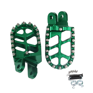 Repose-pieds en aluminium pour Honda CR 80 85 CRF1000L XR250 400 <span class=keywords><strong>650</strong></span> <span class=keywords><strong>KLX</strong></span> 250 250R KLR650 Accessoires de moto - Product Image 2