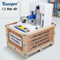 Refroidissement par air de machine de marquage laser UV CNC tenu dans la main de type fendu pour les matériaux non métalliques en caoutchouc de verre supportant AI PLT