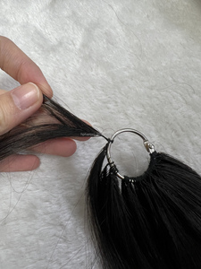 All'ingrosso Europel invisibile 6D piume uncinetto estensioni dei capelli vergine russo umano piumato Micro Loop extension per capelli - Product Image 2