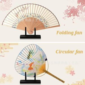 Wooden <b>Fan</b> Display <b>Stand</b> Folding <b>Fan</b> Holder Desktop Base Anti Slip Rectangle Shape Qx 2.2 - Product Image 3