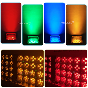10PCS with Charging Case S6 Led Uplights 6x18w RGBWA UV 6in1 Battery Wireless <strong>Dmx</strong> App Remote Control Dj <strong>Lights</strong> - Product Image 5
