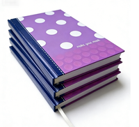 Carnet de notes en carton personnalisé de haute qualité pour l'école et le bureau, avec couverture rigide brillante