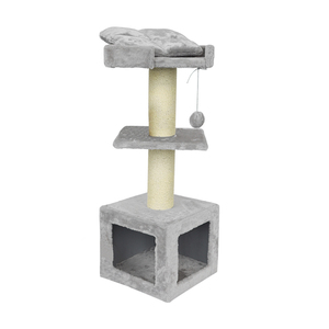 Rumah Bermain Kucing Mewah Desain Baru Tiang Garukan Sisal Pohon Kucing Kecil Dari Longnew Pet - Product Image 5